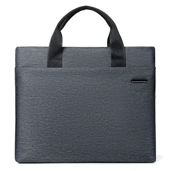 2022 Leve grande saco de negócios, homens Sólido grandes sacos dos Homens Impermeável de 15,6 polegadas laptop saco Preto Documento maleta sacos de homens