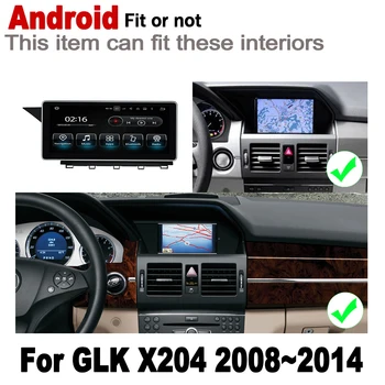 Android 7.0 até IPS carro player Para Mecerdes Benz GLK X204 2008~2014 NTG Estilo original Autoradio gps navi mapa BT, WiFi