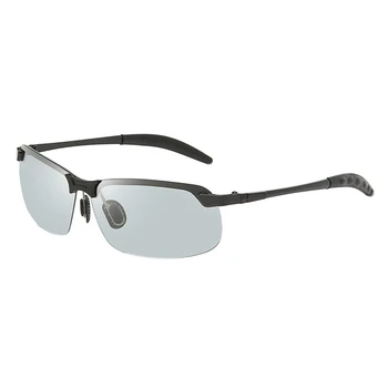 Óculos de sol masculino Polarizados Condução Camaleão Óculos de Homens, de Dia E de Noite Visão Driver de Óculos