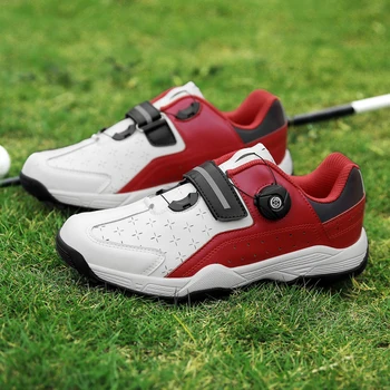 35-47 Homens Mulheres Sapatos De Golfe Respirável De Treinamento De Tênis Unissex Jogador Calçados Resistentes Ao Desgaste De Golfe, Tênis Plus Size