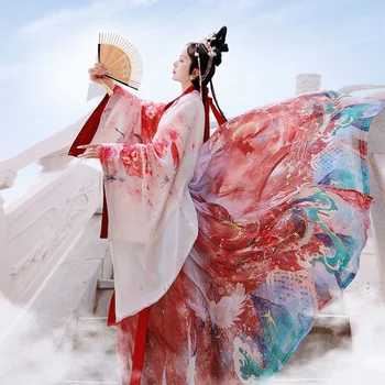 Os antigos Chineses hanfu hafu de dança clássica festa a fantasia anime roupas de mulher deusa do Halloween vestido de cosplay fantasia