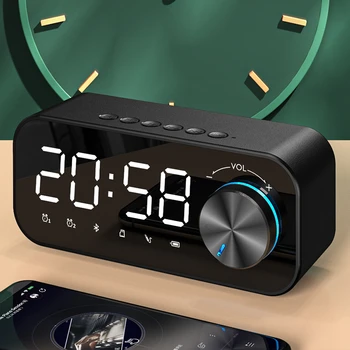 Luxo Eletrônico Inteligente Relógio Despertador Moderno Nórdicos do Lado da Cama Função Soneca Nixie Relógio Horloge do ambiente de Trabalho Art Deco EK50AC
