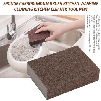Práticas de Eco-Friendly Esponja de Carborundum Esponjas para Lavar os Pratos Descalcificação Família Escova de Limpeza de Cozinha de Ferramentas de Limpeza