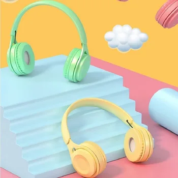 Novos Produtos De Macaron Sem Fio Bluetooth Fone De Ouvido Fones De Ouvido Estéreo Com Subwoofer Fone De Ouvido Universal