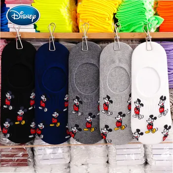 Dos desenhos animados de Disney meias doce do Mickey Mouse meias de algodão, homens e mulheres, casais meias
