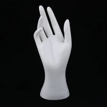 Feminino Manequim Mão de Exibição de Jóias, Mão Feminina Manequim Feminino Modelo de Mão, Feita de Prémio de PVC, Alta Qualidade, Cor 4