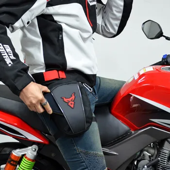 1200D Impermeável de Oxford Perna Saco de Desgaste-Resistente, se Encaixa Cintura, Bolsinha Multi-Função Fixa Saco de Viagem de Equitação da Motocicleta Casual Saco