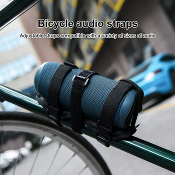Bicicleta de montanha para Garrafa de Água de Liberação Rápida compatível com Bluetooth alto-Falante Chaleira Fixação de Cintas de Nylon Correia de Acessórios da Bicicleta