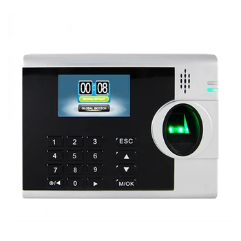 Original XM218 ZK Tempo de Máquina de Atendimento Biométrico de impressão digital Sistema Empregado Dispositivo de Relógio de Tempo Office, Gravador de
