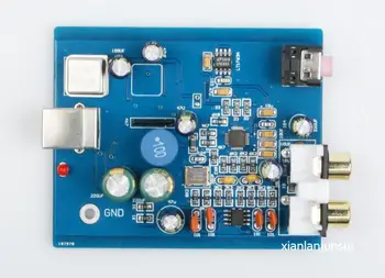 SA9023 + ES9018K2M febre classe de descodificação de áudio amplificador DAC DAC USB placa de som