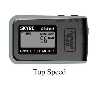 SKYRC GSM-010 GSM015 Compacto, de Alta Precisão do GPS Medidor de Velocidade do Altímetro Para Carro RC Avião, Helicóptero Quadcopter com Bateria de Lipo
