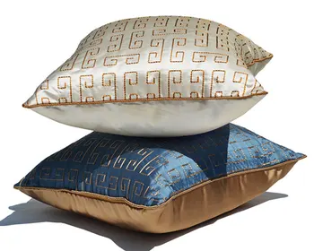 Moda incomum azul decorativos jogar travesseiro/almofadas caso 30x50 45 a 50,moderno europeu simples capa de almofada de decoração para casa