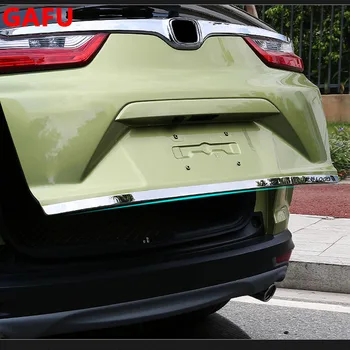 Adesivo de carro Para Honda CRV 2017 2018 2019 2020 2021 Acessórios de Aço Inoxidável Porta Traseira porta Traseira Guarnição Adesivo