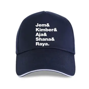 novo boné chapéu de Jem E As Hologramas Boné de Beisebol. Preto Branco Cinza ou Vermelho de Algodão Macio