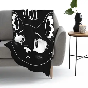 Jiji Gato Jogar Cobertor de Lã Jogar Cobertor TV Mantas de Sofá cobertor de Plush Flanela Quente da cama, Em Casa, viagens Adulto criança