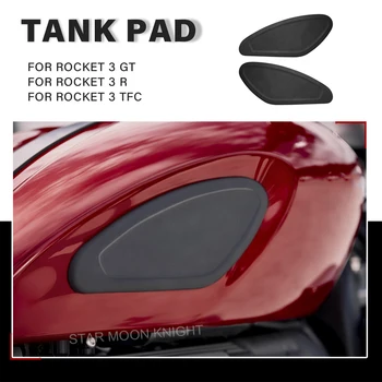 Do lado do Tanque de Combustível Almofada Para Foguete 3 GT R TFC Rocket3 Acessórios da Motocicleta antiderrapante de Borracha Tanque de Adesivos Protetor de Decalque