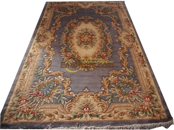 Grossos E macios Savonnerie Europeia Tapete feito à mão de Lã do Tapete Carpete Antigo Mandala Área Runnerchinese tapete de aubusson